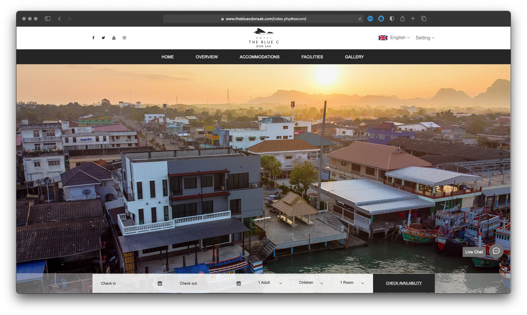รับทำเว็บไซต์ รับออกแบบเว็บไซต์ เว็บไซต์สำเร็จรูป Wordpress ตัวอย่างเว็บไซต์ธุรกิจท่องเที่ยว - โรงแรม TTT-WEBSITE