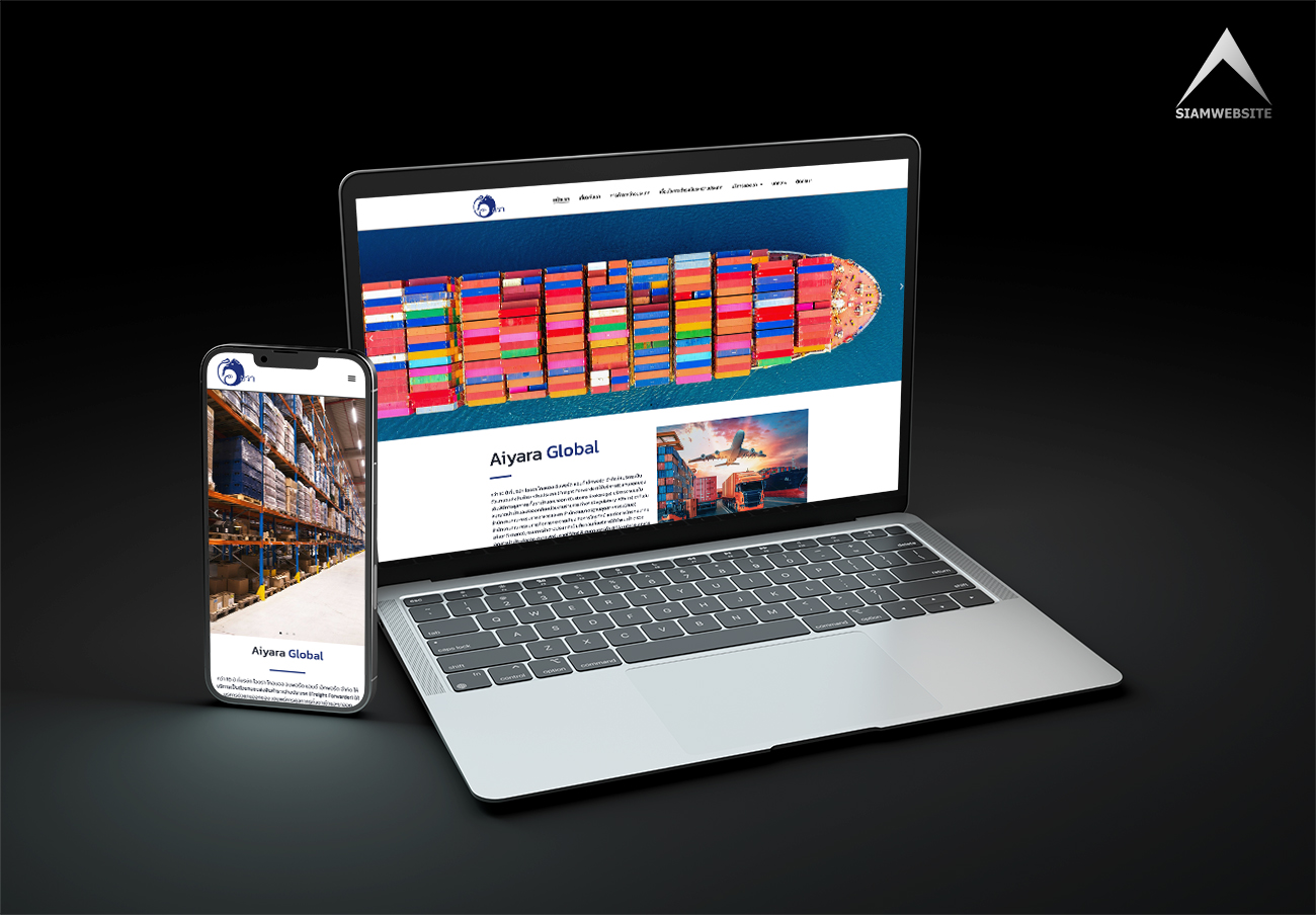 รับทำเว็บไซต์ รับออกแบบเว็บไซต์ เว็บไซต์สำเร็จรูป Wordpress ตัวอย่างเว็บไซต์ - logistics การส่งออกและนำเข้า TTT-WEBSITE